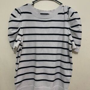 HAEOF Outfitters Black and White Striped Tee